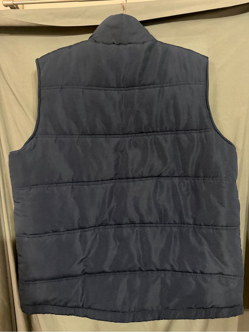 Field & Stream Navy Quilted Insulated Vest with Chest Patch - Picture 5 of 5